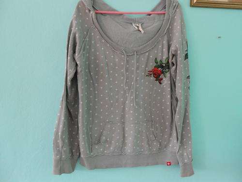 Long Sleeved Grey Top by Cult (Medium)